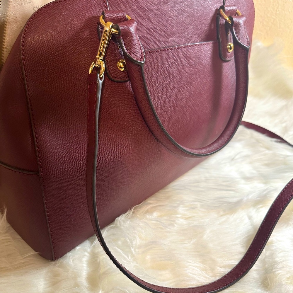 Vintage Michael Kors Bag - Maroon/Wine